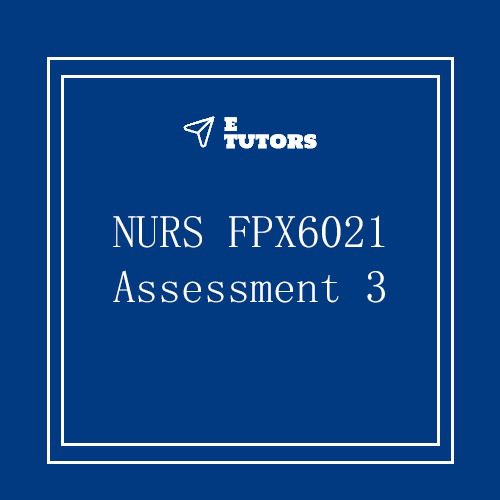 NURS FPX 6021 Assessment 3 Quality Improvement Presentation Poster