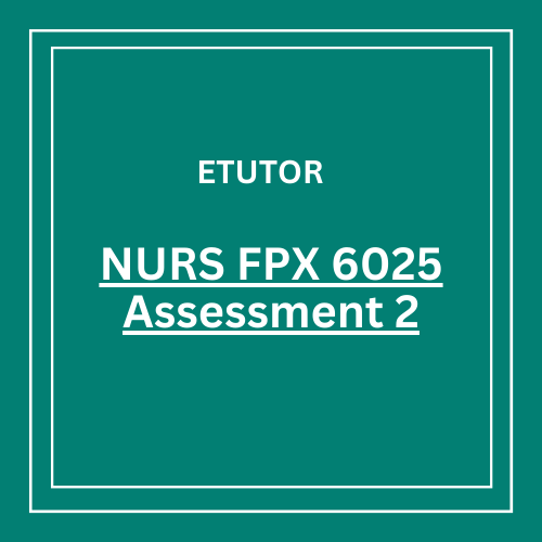 NURS FPX 6025 Assessment 2 Practicum and Experience