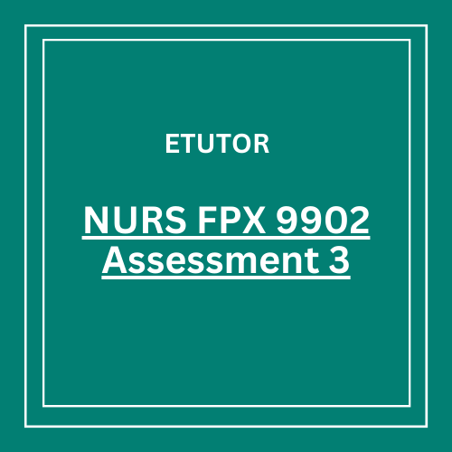 NURS FPX 9902 Assessment 3 Literature Synthesis