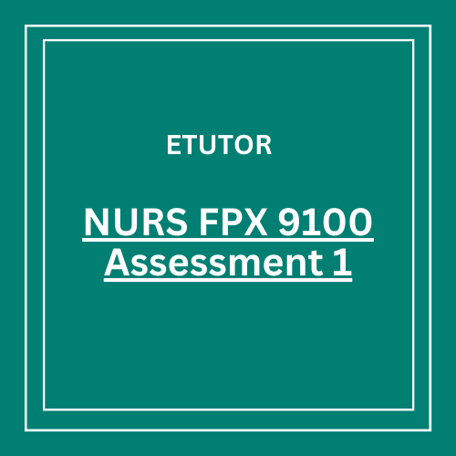 NURS FPX 9100 Assessment 1 Obesity Topic Approval