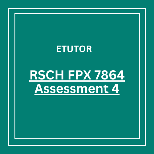 RSCH FPX Assessment 4 ANOVA Application and Interpretation