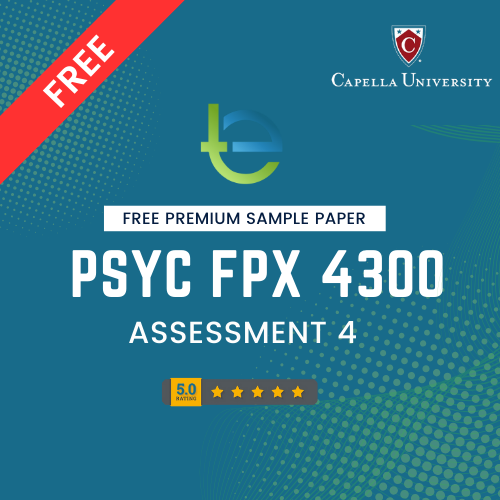 PSYC FPX 4300 assessment 4