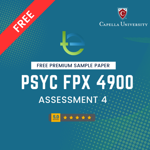 PSYC FPX 4900 Assessment 4
