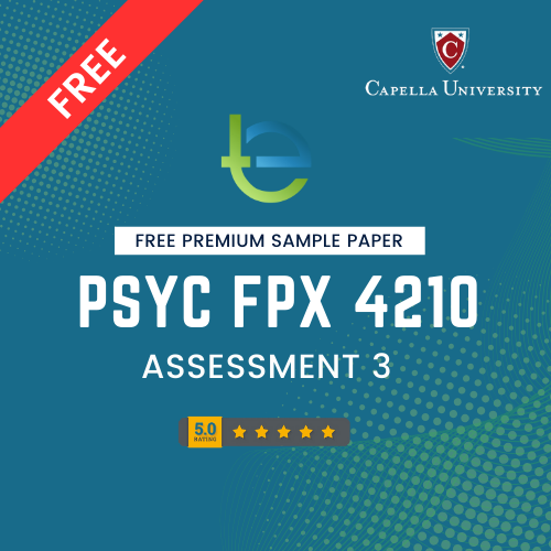 PSYC FPX 4210 assessment 3